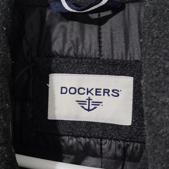 Dockers Dark Gray Jacket‎ Coat Size Medium - Picture 3 of 7